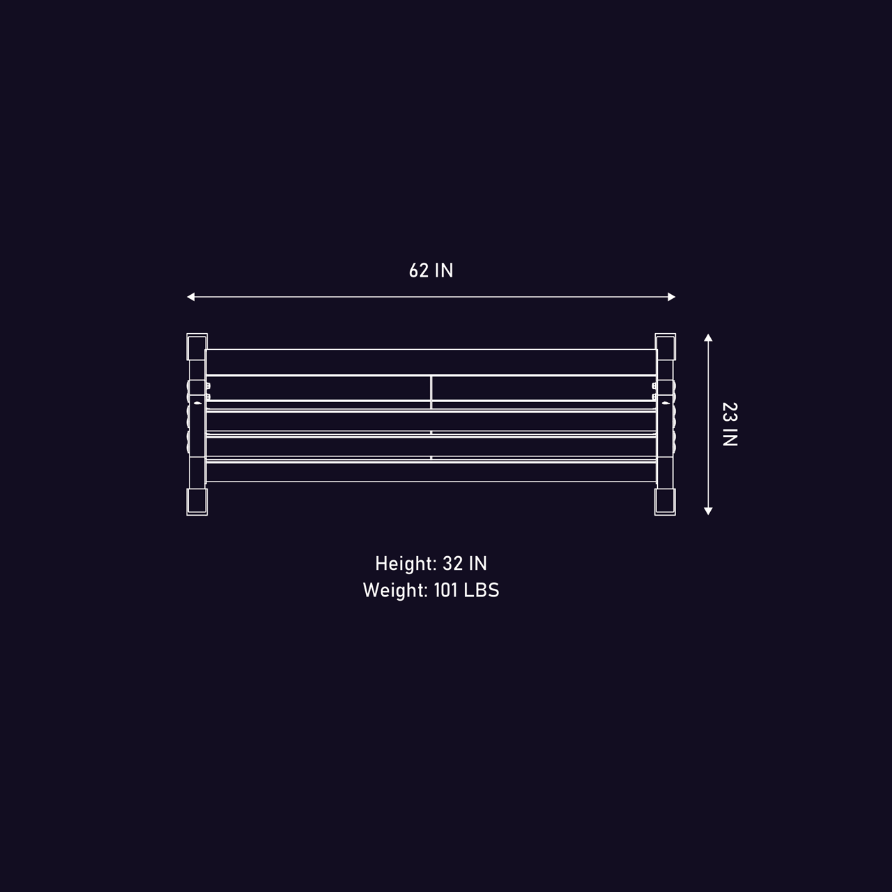 Definition 5 Foot Rack | D5FTBB