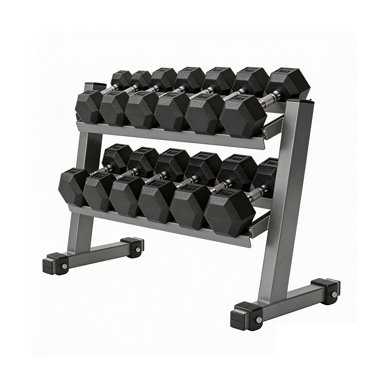 3 Foot 2 Tier Dumbbell Rack | HDB3