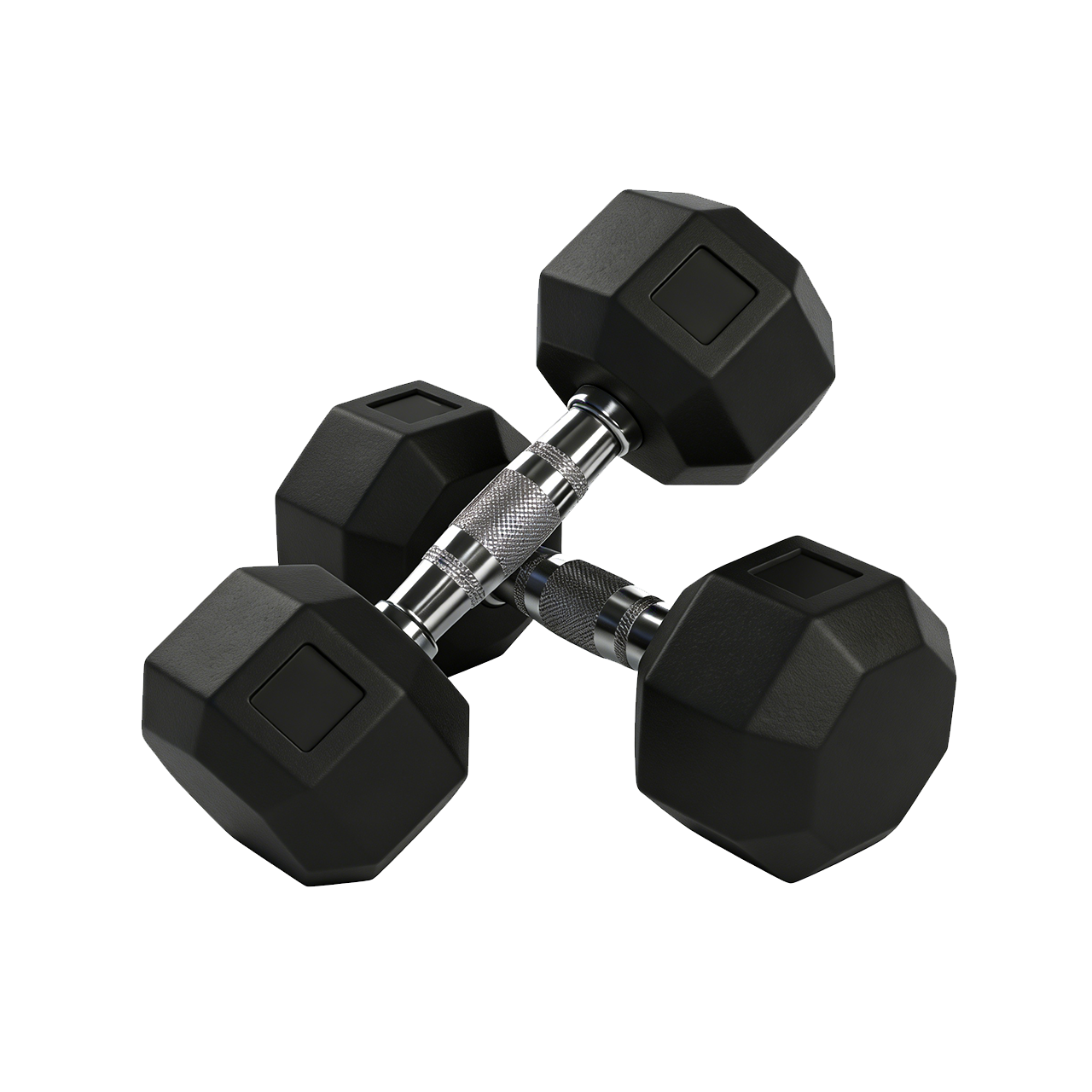 Rubber Hex Dumbbells | RHEX