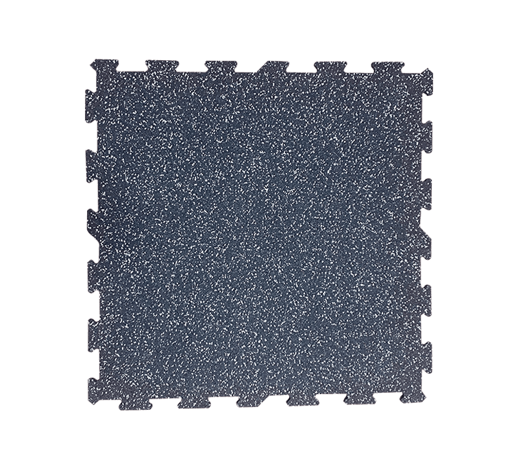 Hudson Soft Rubber Interlocking Floor Mat - 3/8″ Thick