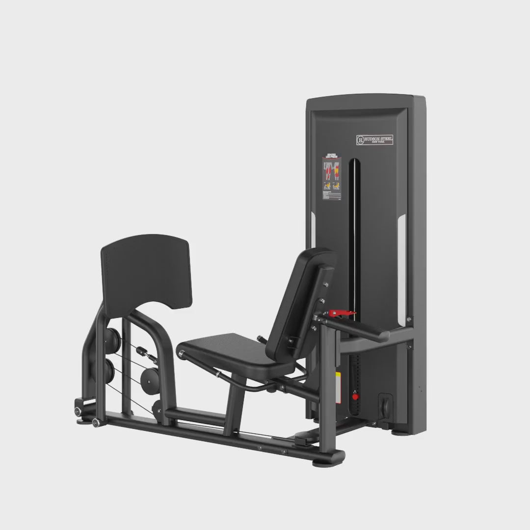 Load video: Seated Leg Press / Calf Raise Machine | X016